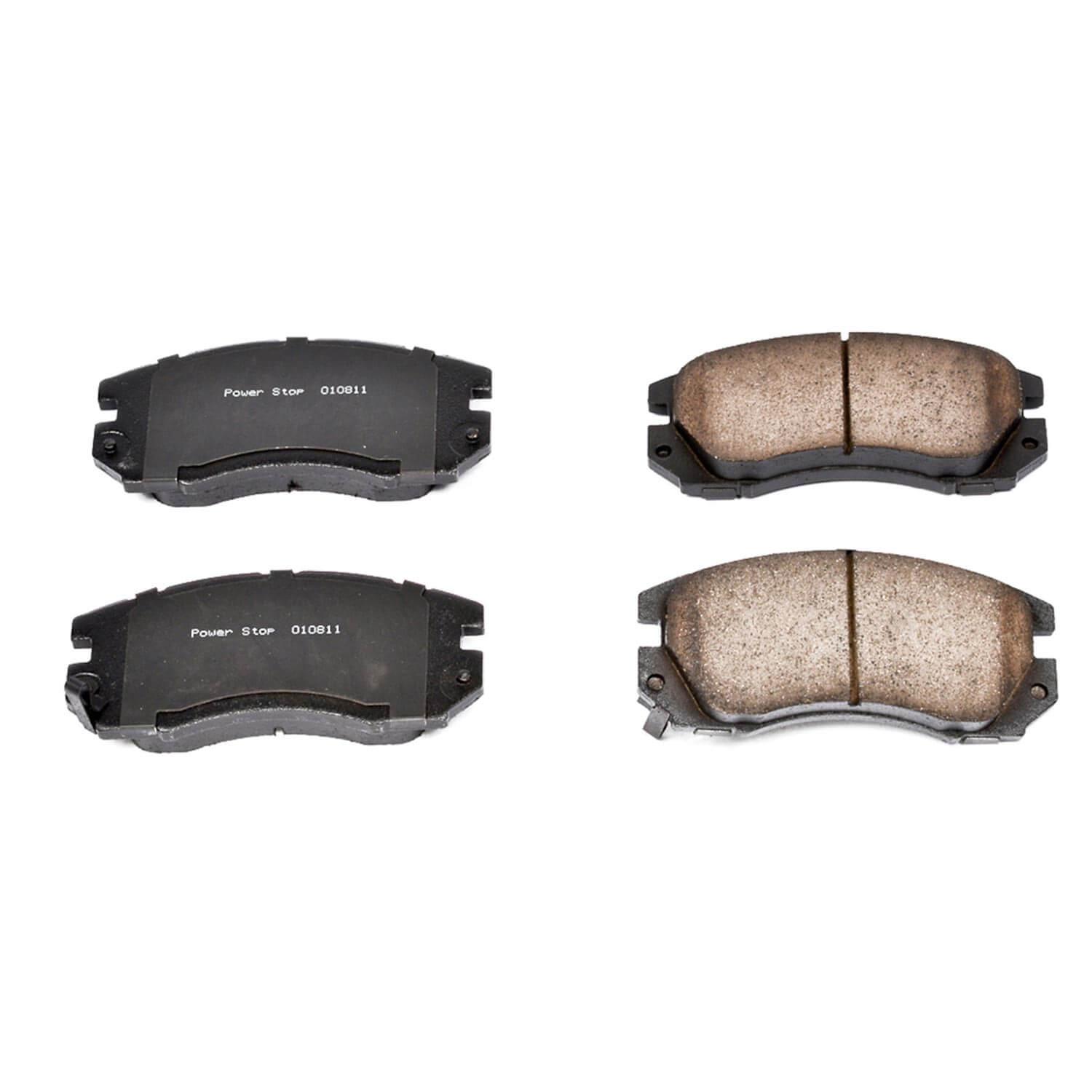 Power Stop 16-563 Z16 Evolution Ceramic Clean Ride Scorched Brake Pads (Front) for 1991-1994 Subaru Legacy Sport Sedan (4 Door) product image