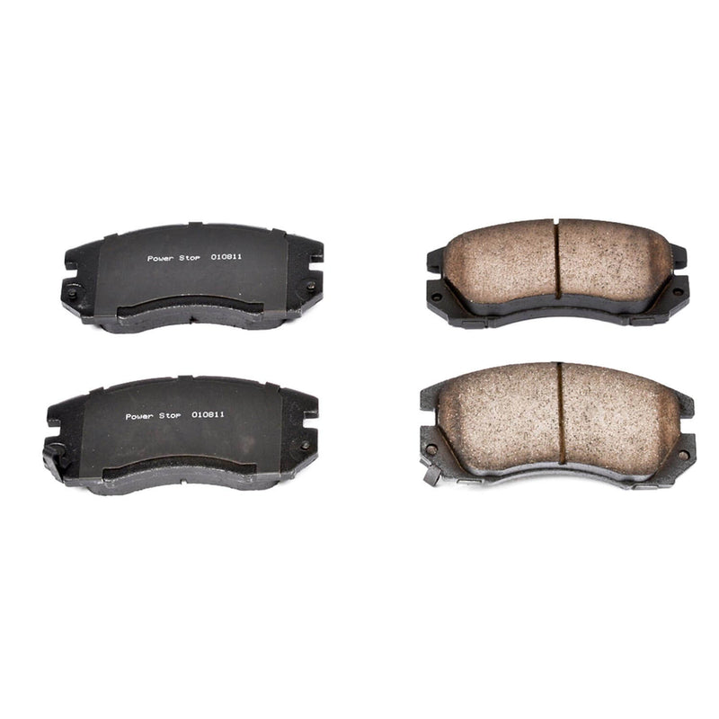 Power Stop 16-563 Z16 Evolution Ceramic Clean Ride Scorched Brake Pads (Front) for 1991-1994 Subaru Legacy Sport Sedan (4 Door) product image