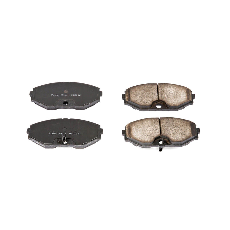 Power Stop 16-587 Z16 Evolution Ceramic Clean Ride Scorched Brake Pads (Front) for 1993-1997 Infiniti J30 Base, T product image