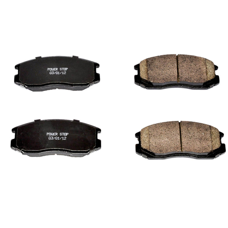 Power Stop 16-602 Z16 Evolution Ceramic Clean Ride Scorched Brake Pads (Front) for 1991-1992 Eagle Summit Base, ES Hatchback, Sedan (4 Door) product image