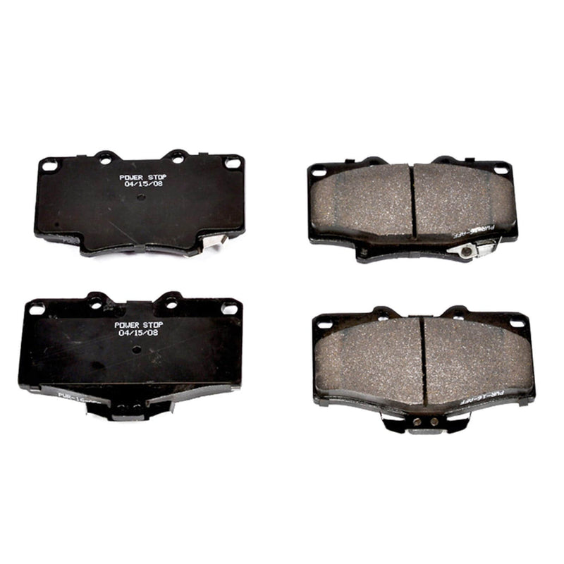 Power Stop 16-611 Z16 Evolution Ceramic Clean Ride Scorched Brake Pads (Front) for 1991-1995 Toyota 4Runner SR5 product image