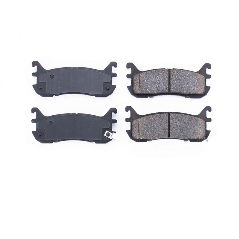 Power Stop 16-636 Z16 Evolution Ceramic Clean Ride Scorched Brake Pads (Rear) for 1997 Ford Escort Base, LX, Sport Rear Disc product image