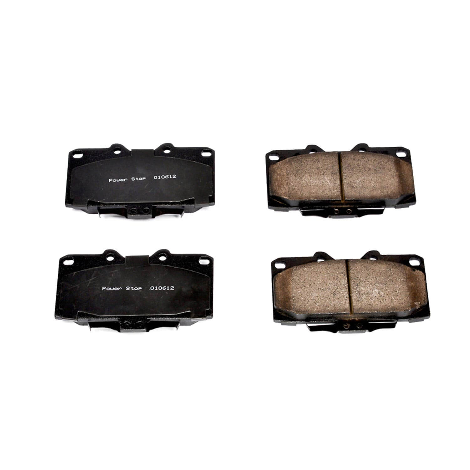 Power Stop 16-647 Z16 Evolution Ceramic Clean Ride Scorched Brake Pads (Front) for 1989-1996 Nissan 300Zx 2+2, Base, Turbo product image
