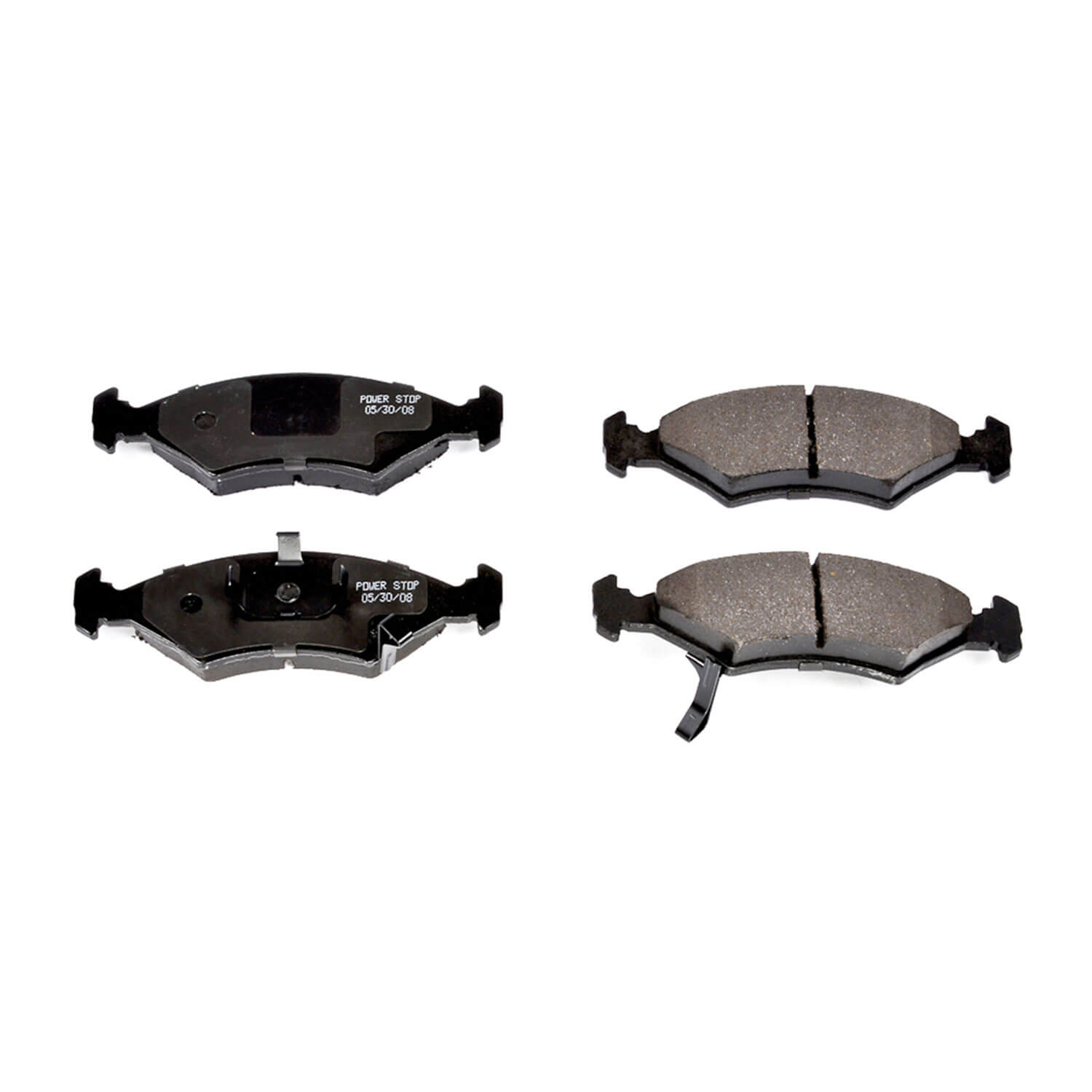 Power Stop 16-649 Z16 Evolution Ceramic Clean Ride Scorched Brake Pads - Sensor On Inner Pad (Front) for 1994-1997 Kia Sephia GS, LS, RS product image