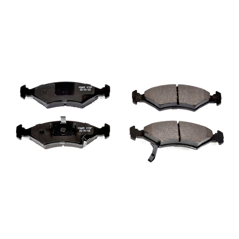 Power Stop 16-649 Z16 Evolution Ceramic Clean Ride Scorched Brake Pads - Sensor On Inner Pad (Front) for 1994-1997 Kia Sephia GS, LS, RS product image