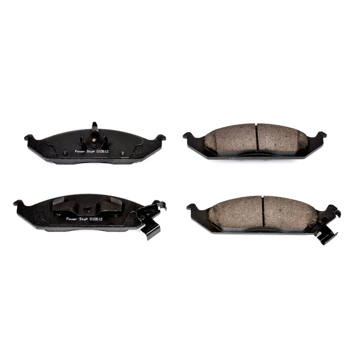 Power Stop 16-650 Z16 Evolution Ceramic Clean Ride Scorched Brake Pads (Front) for 1995-2000 Chrysler Cirrus LX, Lxi product image