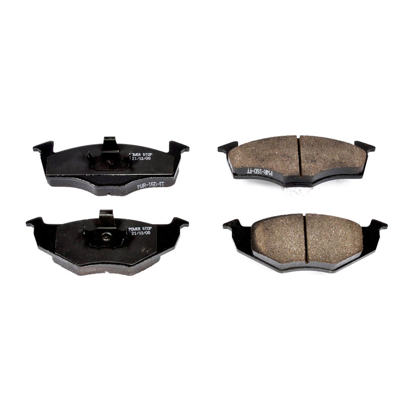 Power Stop 16-694 Z16 Evolution Ceramic Clean Ride Scorched Brake Pads (Front) for 1995-1998 Volkswagen Golf product image