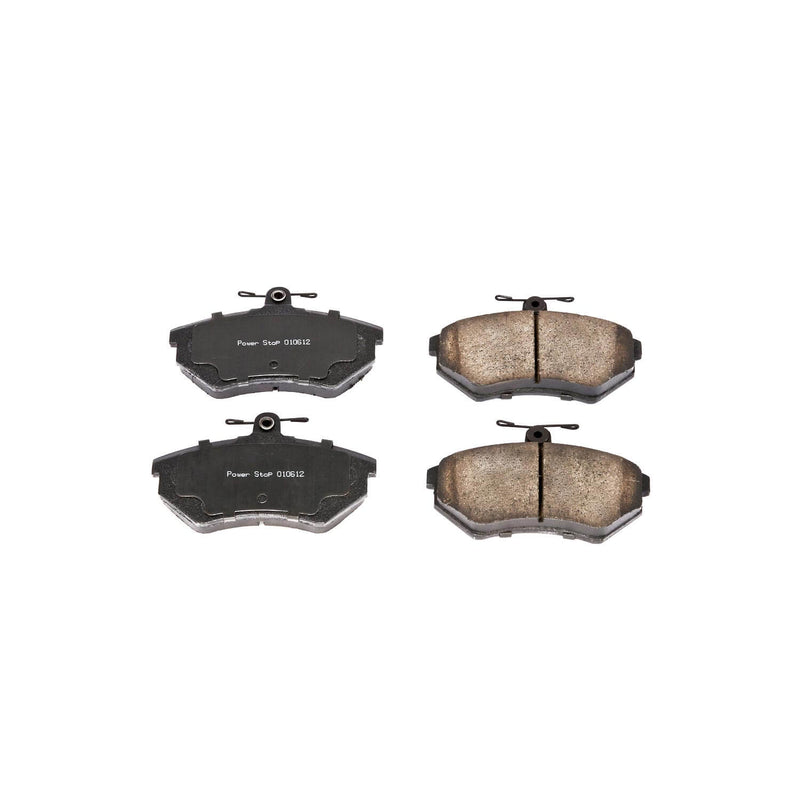 Power Stop 16-696 Z16 Evolution Ceramic Clean Ride Scorched Brake Pads (Front) for 1995-1996 Volkswagen Cabrio Base product image