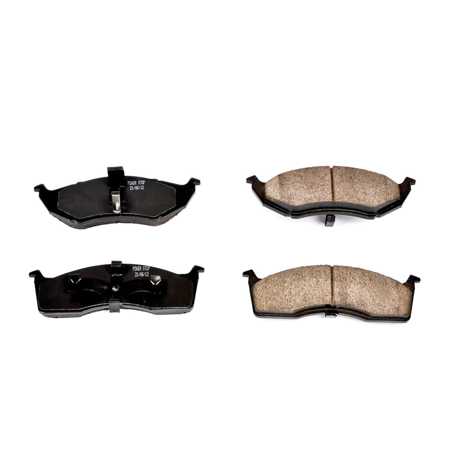 Power Stop 16-730 Z16 Evolution Ceramic Clean Ride Scorched Brake Pads (Front) for 1999-2001 Chrysler 300M Base product image