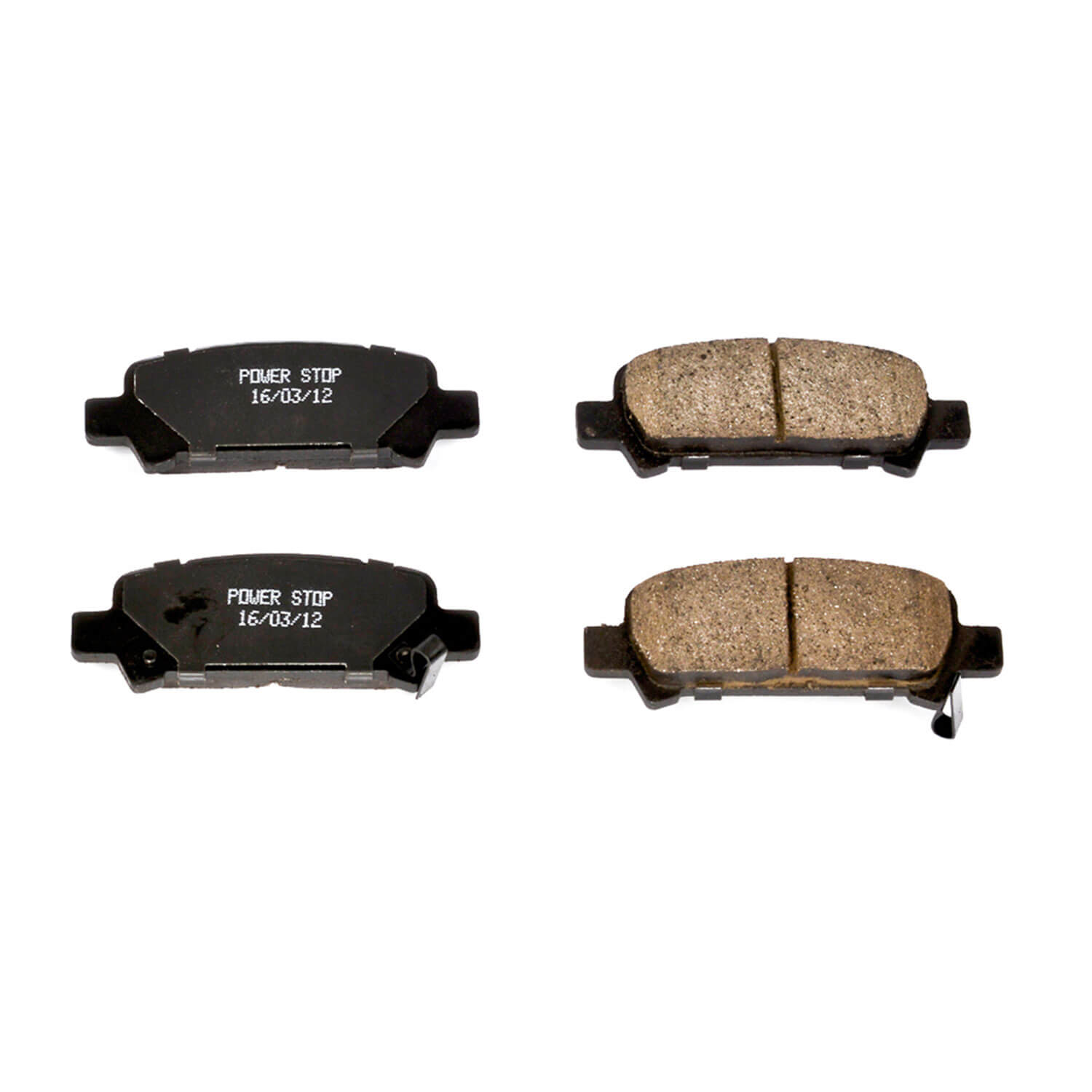 Power Stop 16-770 Z16 Evolution Ceramic Clean Ride Scorched Brake Pads (Rear) for 2003 Subaru Baja Base, Sport product image
