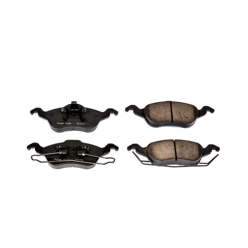 Power Stop 16-816 Z16 Evolution Ceramic Clean Ride Scorched Brake Pads (Front) for 2000 Ford Focus LX, SE, Sony Limited Edition, Zts, ZX3 product image