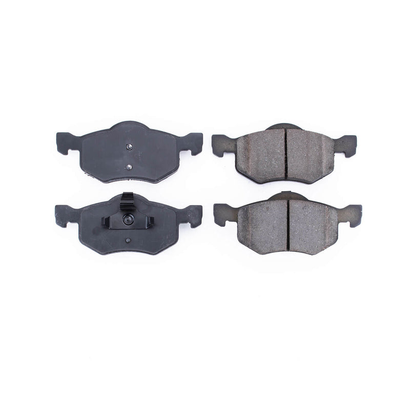 Power Stop 16-843 Z16 Evolution Ceramic Clean Ride Scorched Brake Pads (Front) for 2001-2002 Ford Escape Xls, XLT Rear Drum product image