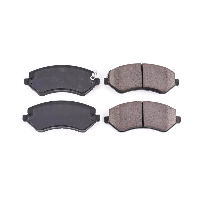 Power Stop 16-856 Z16 Evolution Ceramic Clean Ride Scorched Brake Pads (Front) for 2004 Chrysler Town & Country Base, LX Rear Drum product image
