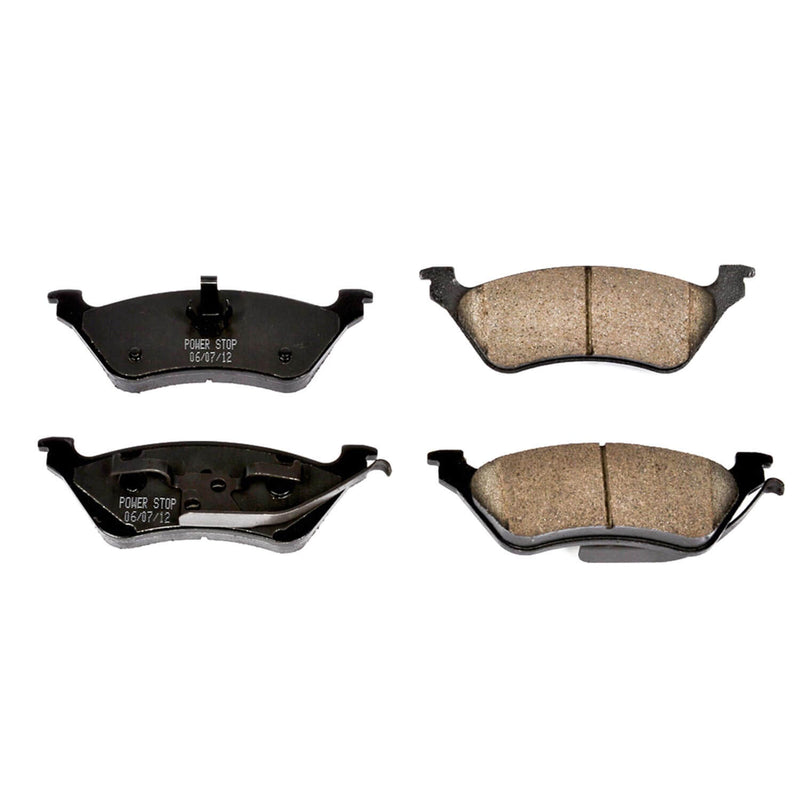 Power Stop 16-858 Z16 Evolution Ceramic Clean Ride Scorched Brake Pads (Rear) for 2001 Chrysler Town & Country EX, Limited, LX, Lxi Rear Disc product image