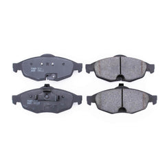 Power Stop 16-869 Z16 Evolution Ceramic Clean Ride Scorched Brake Pads (Front) for 2001 Chrysler Sebring Limited, LX, Lxi Sedan (4 Door) product image
