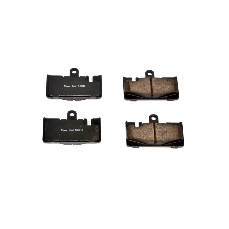 Power Stop 16-871 Z16 Evolution Ceramic Clean Ride Scorched Brake Pads (Rear) for 2001-2006 Lexus LS430 Base product image