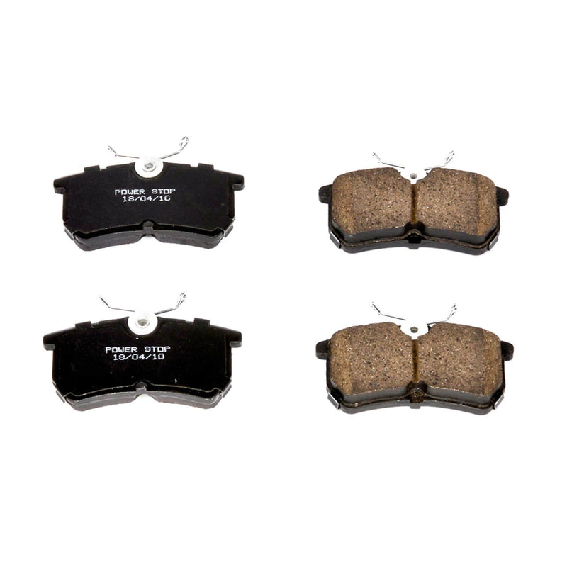 Power Stop 16-886 Z16 Evolution Ceramic Clean Ride Scorched Brake Pads (Rear) for 2014-2018 Ford Fiesta ST product image