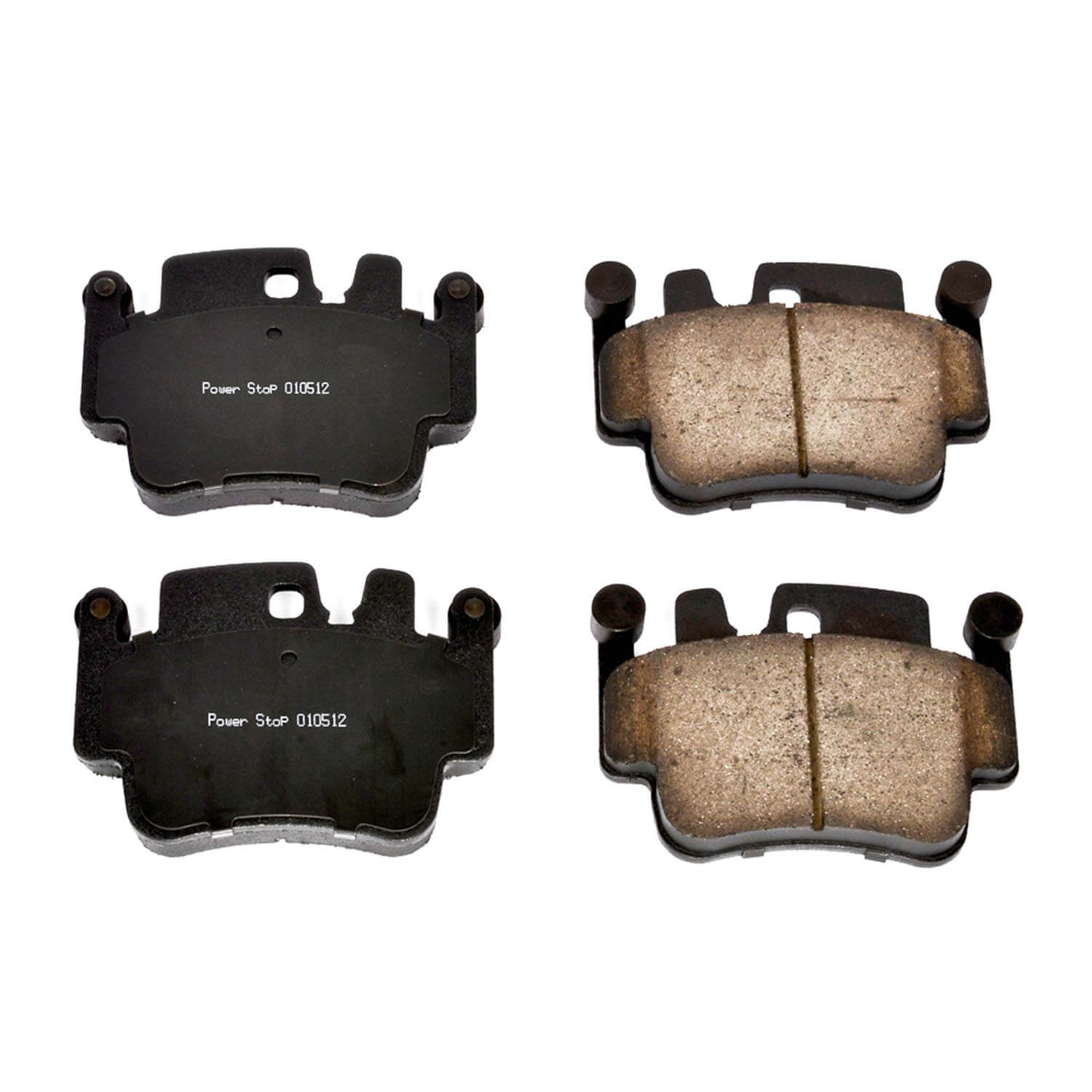 Power Stop 16-917 Z16 Evolution Ceramic Clean Ride Scorched Brake Pads (Front) for 1999-2000 Porsche 911 Carrera, Carrera 4 product image