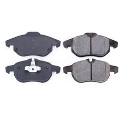 Power Stop 16-972 Z16 Evolution Ceramic Clean Ride Scorched Brake Pads (Front) for 2003 Saab 9-3. Arc, Linear, Vector product image
