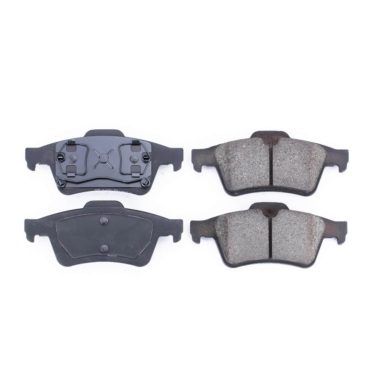 Power Stop 16-973 Z16 Evolution Ceramic Clean Ride Scorched Brake Pads (Rear) for 2004 Mazda 3 I, S product image