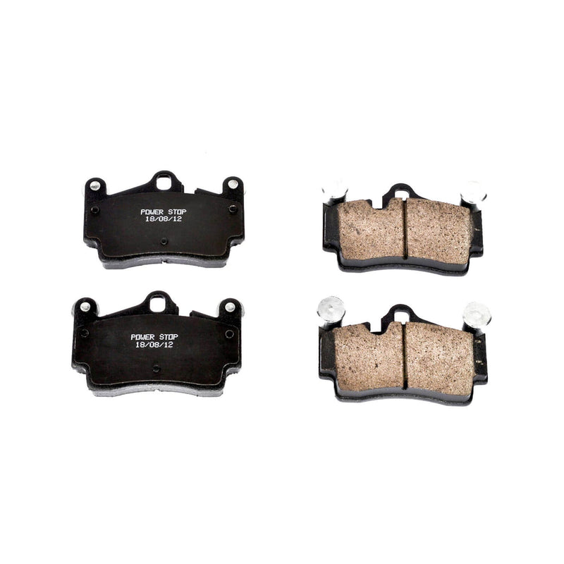 Power Stop 16-978 Z16 Evolution Ceramic Clean Ride Scorched Brake Pads (Rear) for 2007-2008 Audi Q7 Base, Premium product image