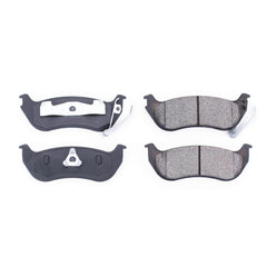 Power Stop 16-981 Z16 Evolution Ceramic Clean Ride Scorched Brake Pads (Rear) for 2003-2004 Jeep Liberty Limited, Renegade, Sport product image