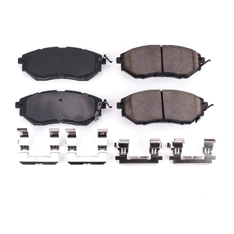 Power Stop 17-1078 - Z17 Evolution Plus Ceramic Front Brake Pads vehicle fitment brake part
