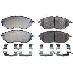 Power Stop 17-1078B Z17 Evolution Plus Ceramic Front Brake Pads for Vehicle-Specific Fitment product image