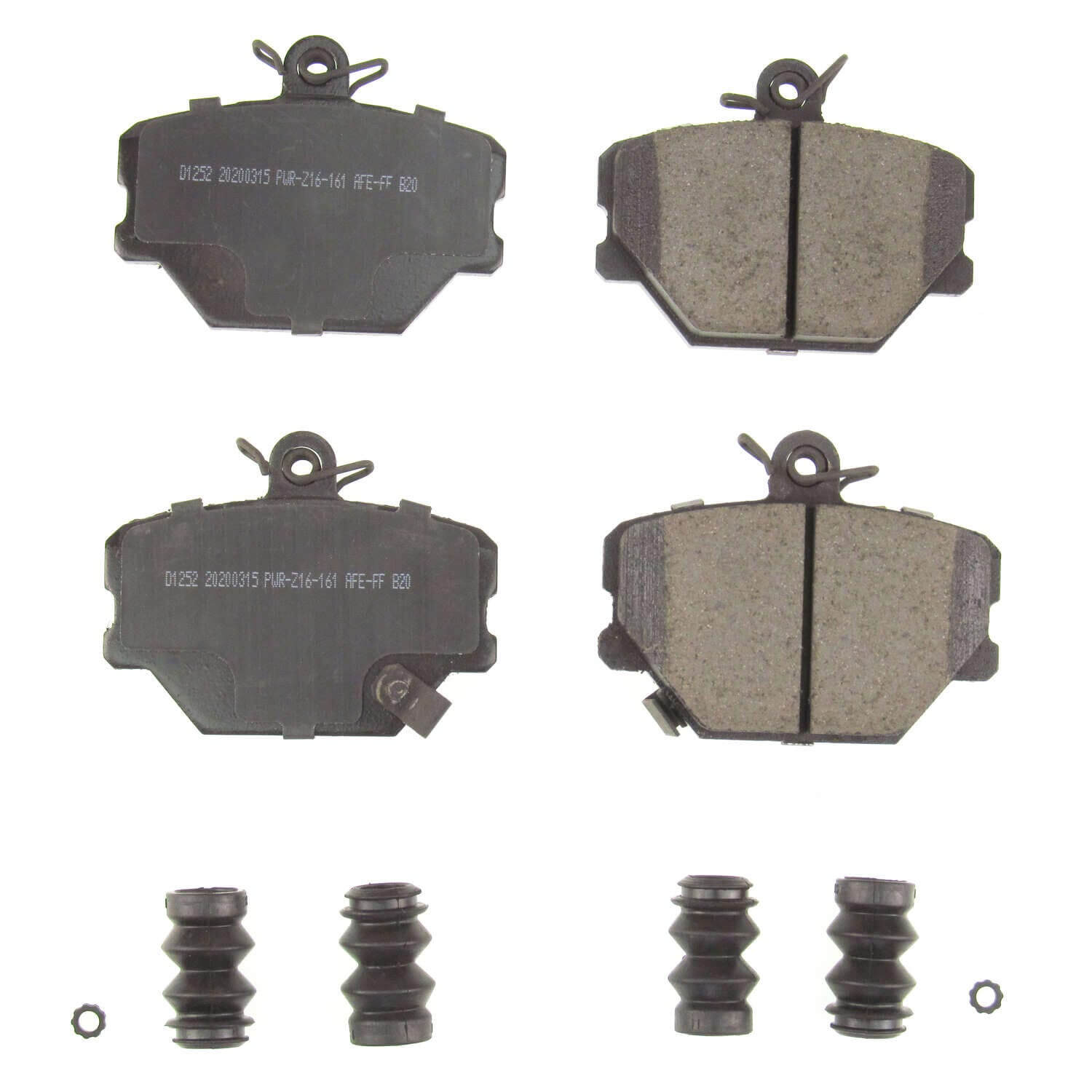 Power Stop 17-1252 - Z17 Evolution Plus Premium Ceramic Front Brake Pads vehicle fitment brake part