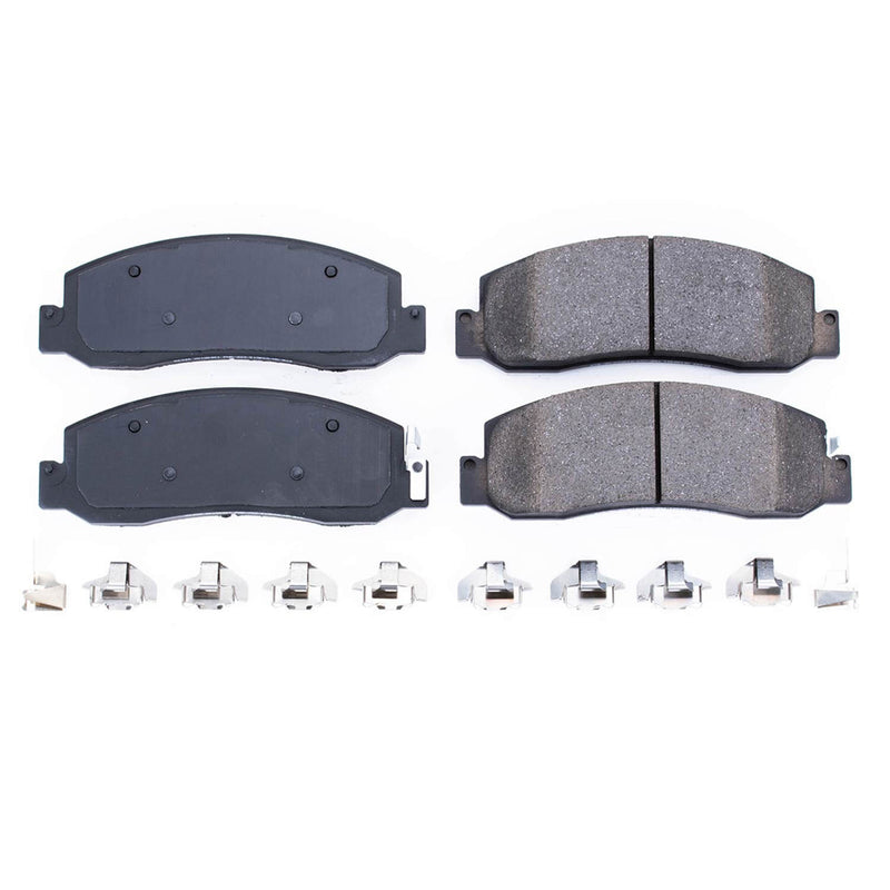 Power Stop 17-1333 - Z17 Evolution Plus Ceramic Front Brake Pads vehicle fitment brake part