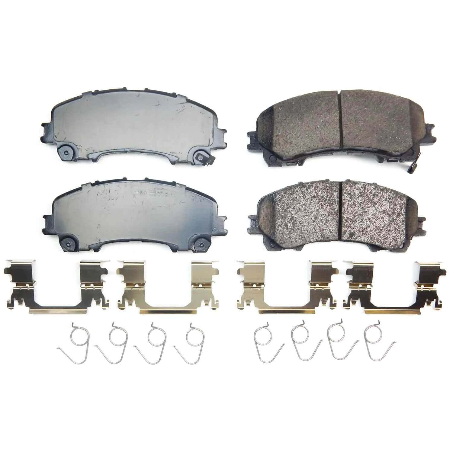 Power Stop 17-1736B Z17 Evolution Plus Ceramic Front Brake Pads for Vehicle-Specific Fitment product image