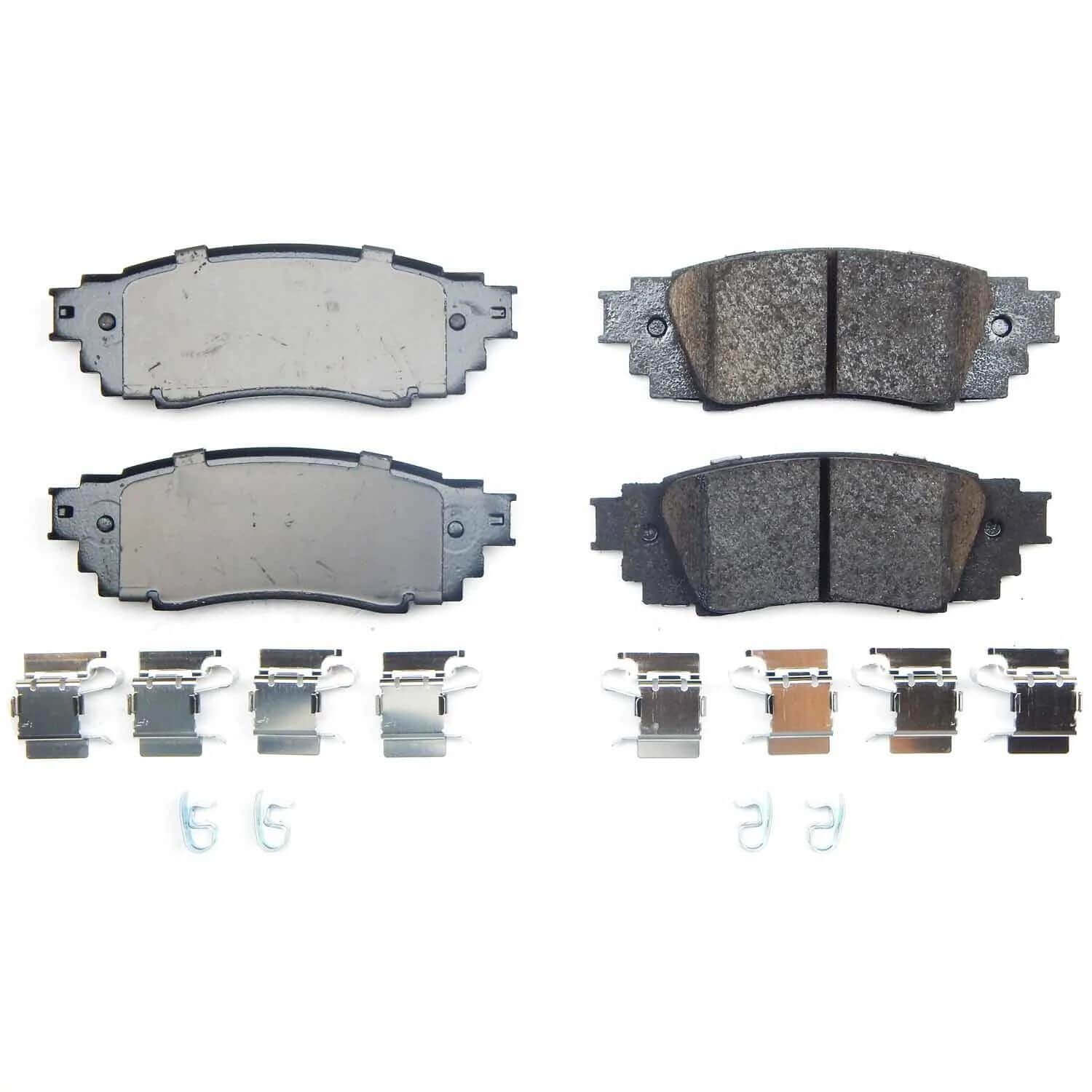 Power Stop 17-1879B Z17 Evolution Plus Ceramic Rear Brake Pads for Vehicle-Specific Fitment product image