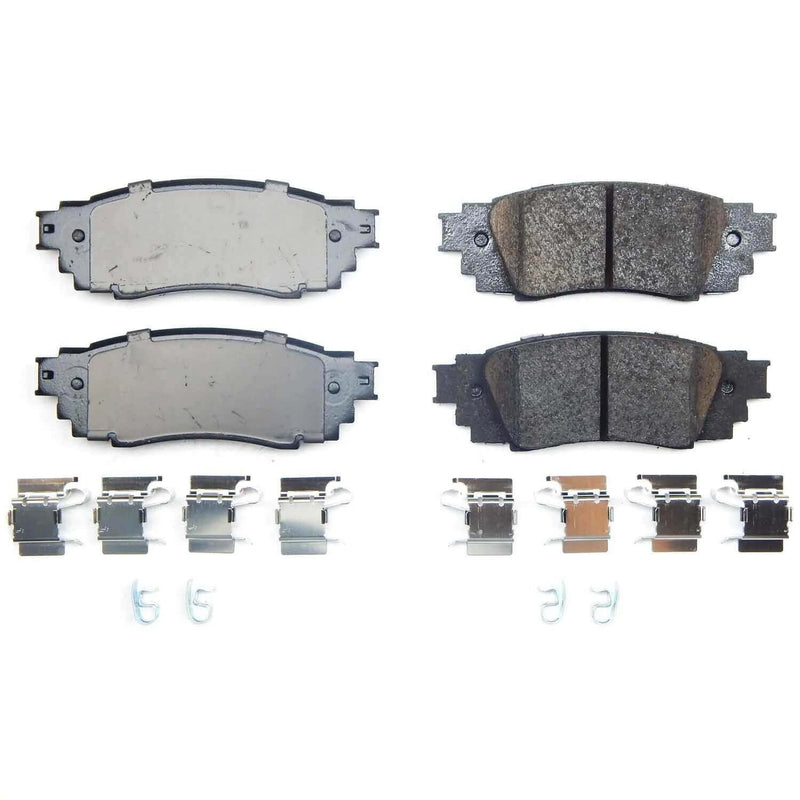 Power Stop 17-1879B Z17 Evolution Plus Ceramic Rear Brake Pads for Vehicle-Specific Fitment product image