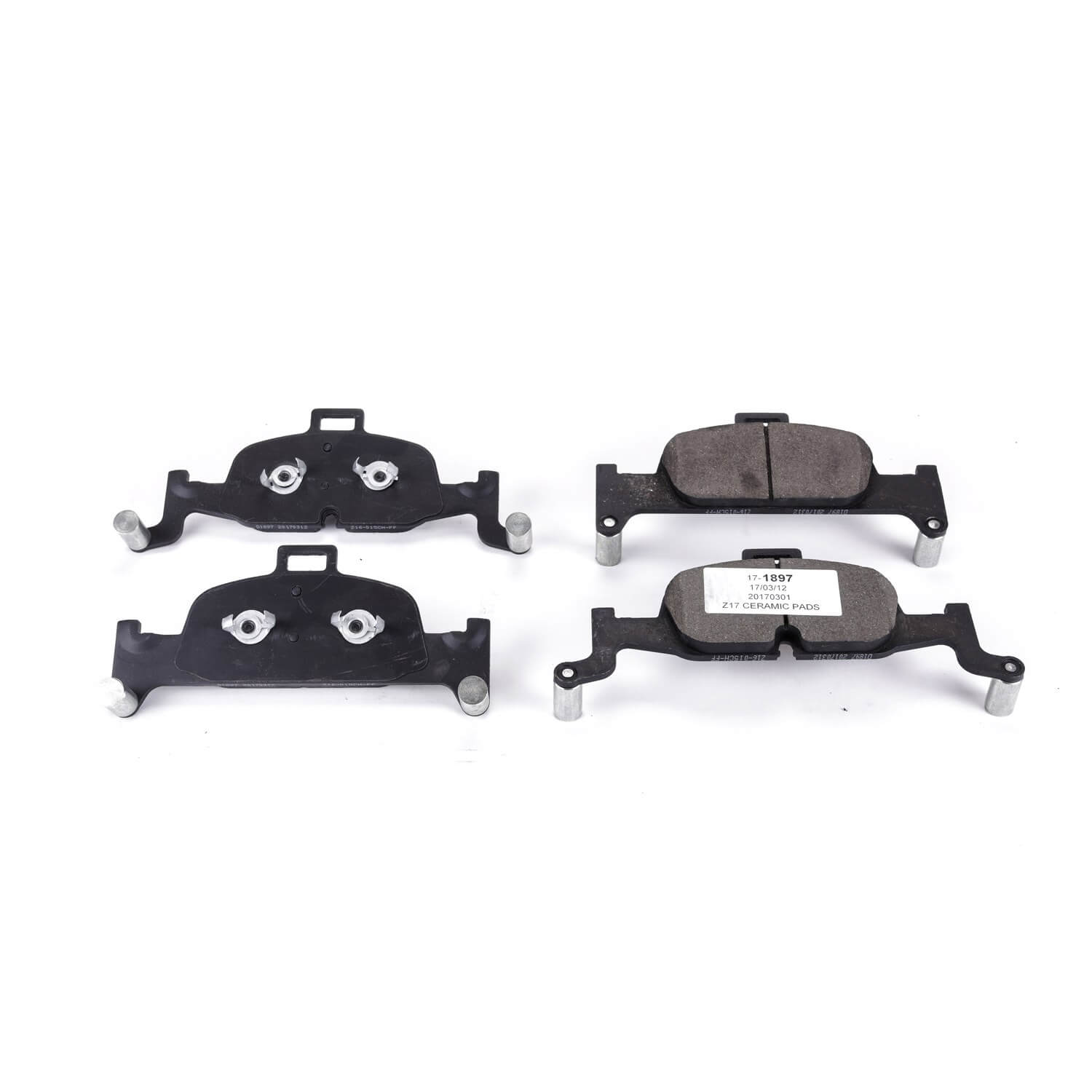 Power Stop 17-1897 - Z17 Evolution Plus Premium Ceramic Front Brake Pads vehicle fitment brake part