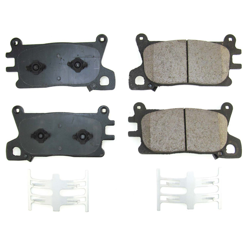 Power Stop 17-2376 - Z17 Evolution Plus Premium Ceramic Front Brake Pads vehicle fitment brake part