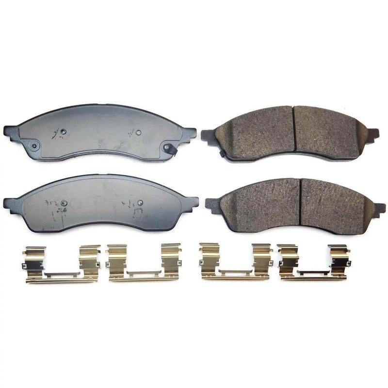 Power Stop 17-2427 Z17 Evolution Plus Ceramic Front Brake Pads for Vehicle-Specific Fitment product image