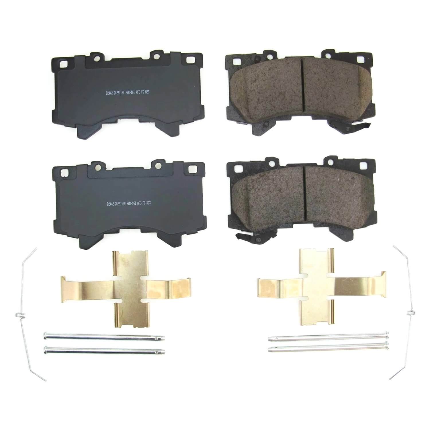 Power Stop 17-2442 - Z17 Evolution Plus Ceramic Front Brake Pads vehicle fitment brake part