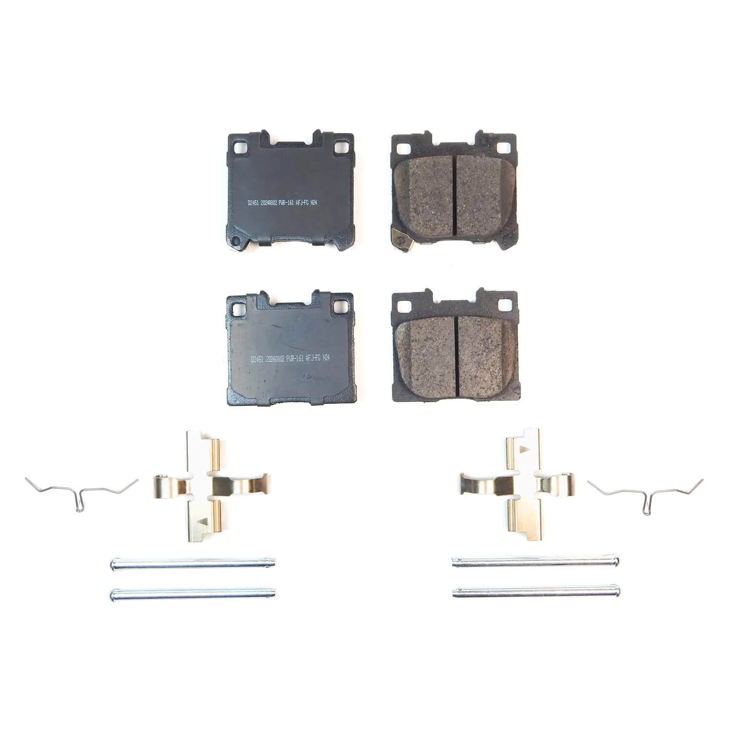 Power Stop 17-2451 Z17 Evolution Plus Ceramic Rear Brake Pads for 2023 Toyota Gr Corolla Circuit Edition, Core, Morizo Edition product image
