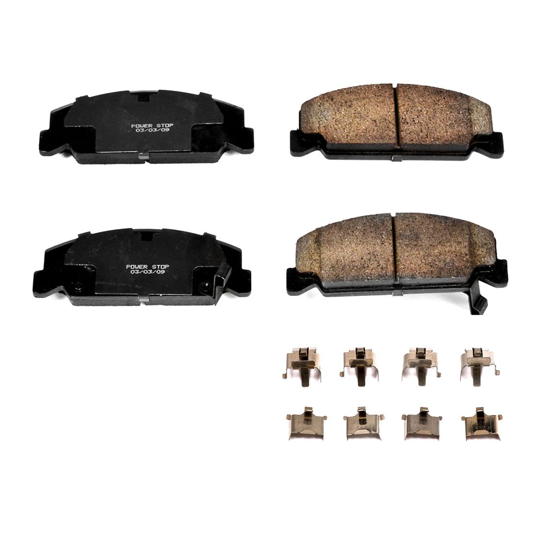 Power Stop 17-273 - Z17 Evolution Plus Ceramic Front Brake Pads vehicle fitment brake part