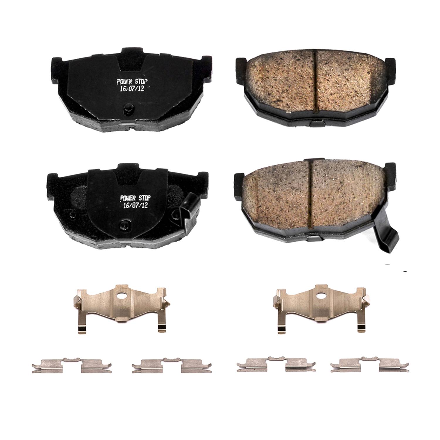 Power Stop 17-323 - Z17 Evolution Plus Ceramic Rear Brake Pads vehicle fitment brake part