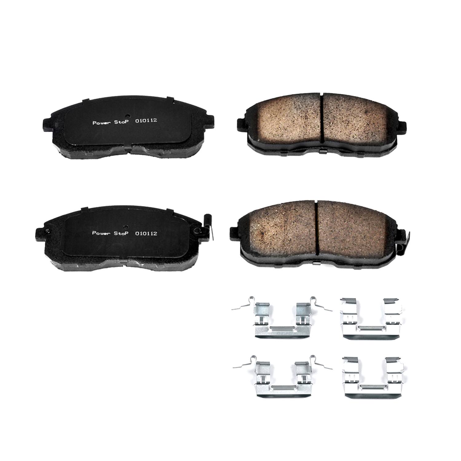 Power Stop 17-430 - Z17 Evolution Plus Ceramic Front Brake Pads vehicle fitment brake part