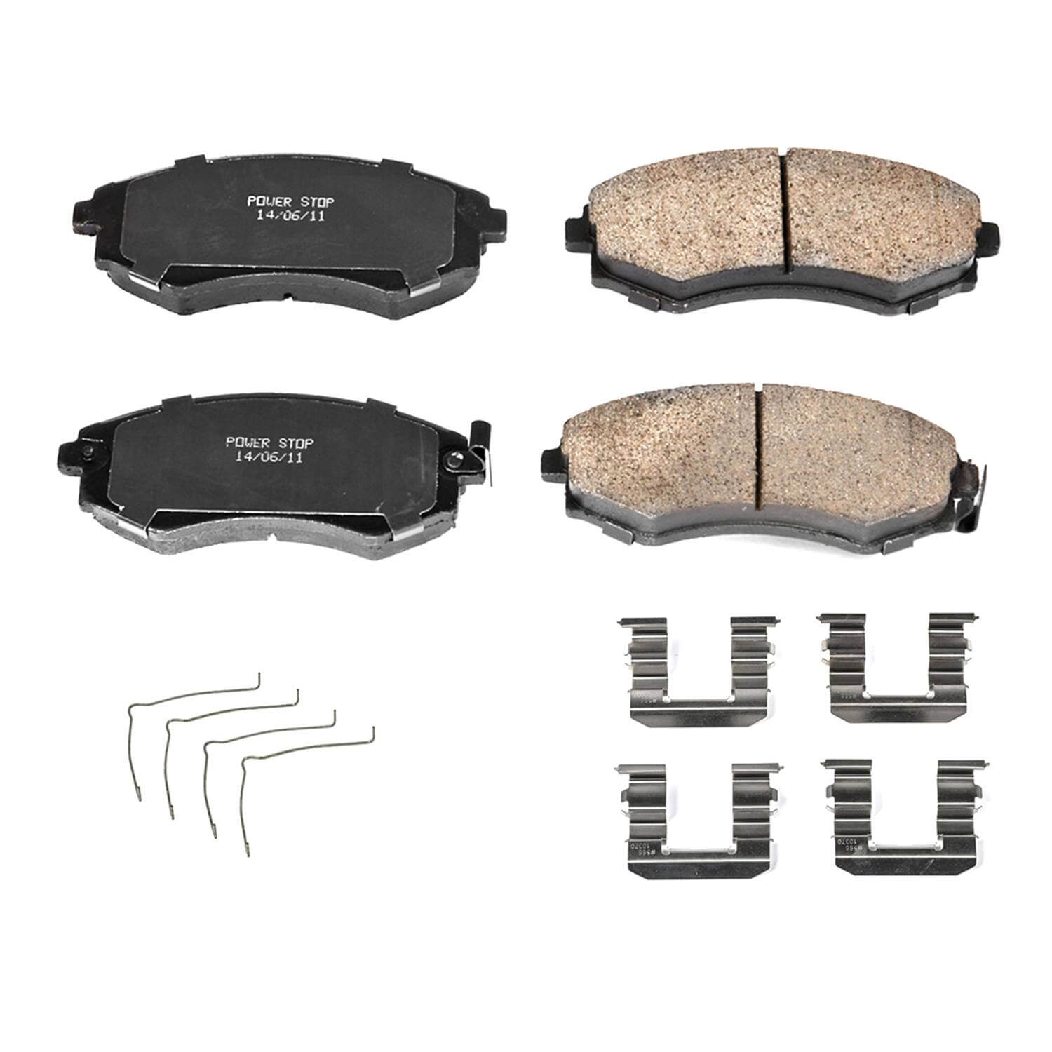 Power Stop 17-449 - Z17 Evolution Plus Ceramic Front Brake Pads vehicle fitment brake part