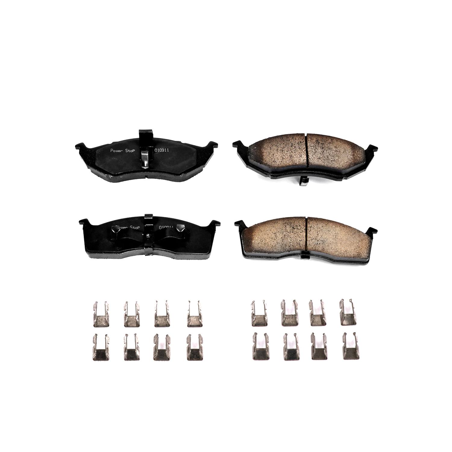 Power Stop 17-591 - Z17 Evolution Plus Ceramic Front Brake Pads vehicle fitment brake part