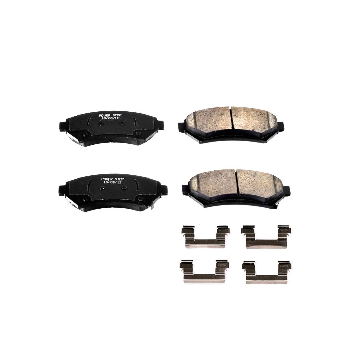 Power Stop 17-699 - Z17 Evolution Plus Ceramic Front Brake Pads vehicle fitment brake part