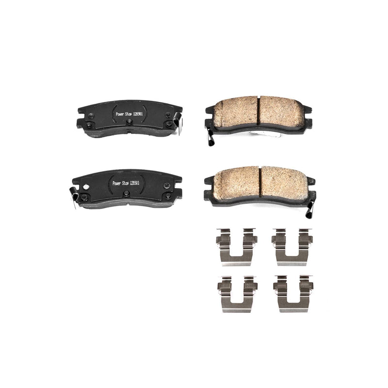 Power Stop 17-714 - Z17 Evolution Plus Ceramic Rear Brake Pads vehicle fitment brake part