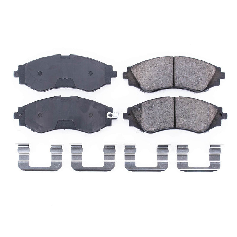Power Stop 17-797 - Z17 Evolution Plus Ceramic Front Brake Pads vehicle fitment brake part