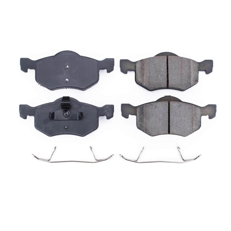 Power Stop 17-843 - Z17 Evolution Plus Ceramic Front Brake Pads vehicle fitment brake part
