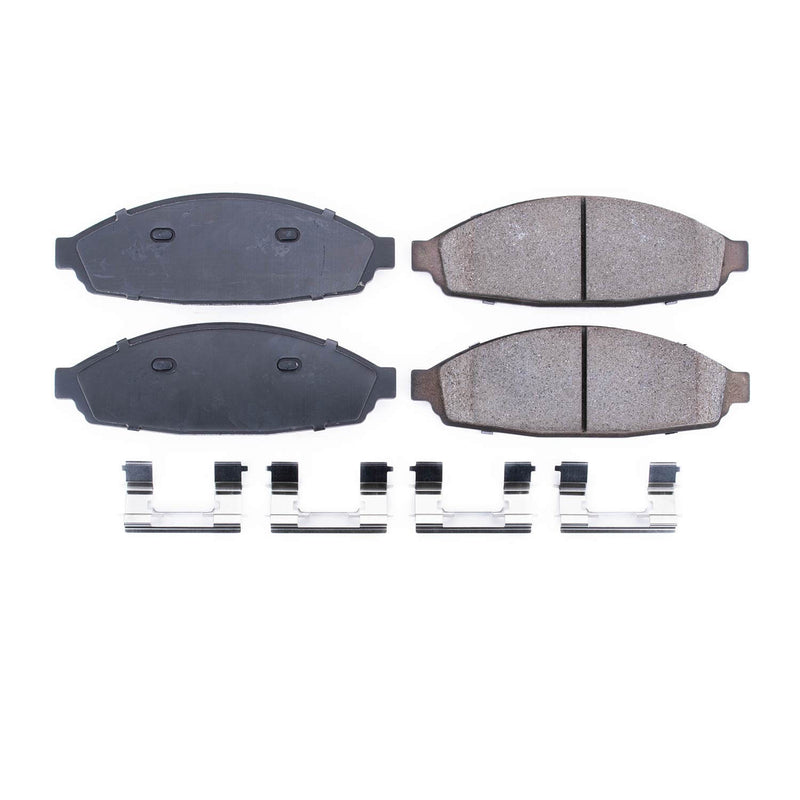 Power Stop 17-931 - Z17 Evolution Plus Ceramic Front Brake Pads vehicle fitment brake part