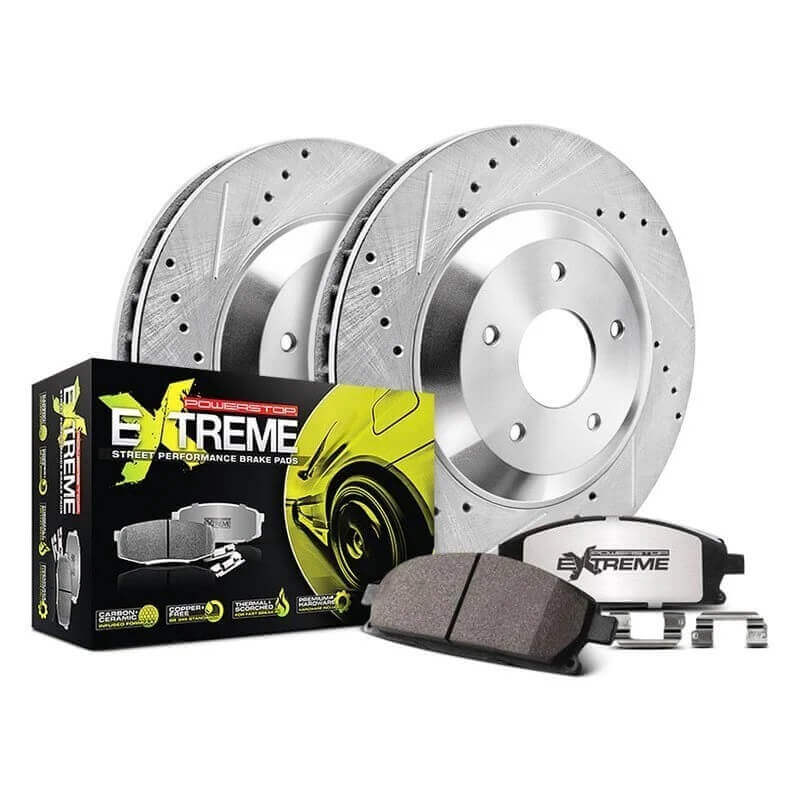 Power Stop K9304-26 Rear Z26 Street Warrior Pad And Rotor Kit for 2024 Subaru Impreza product image