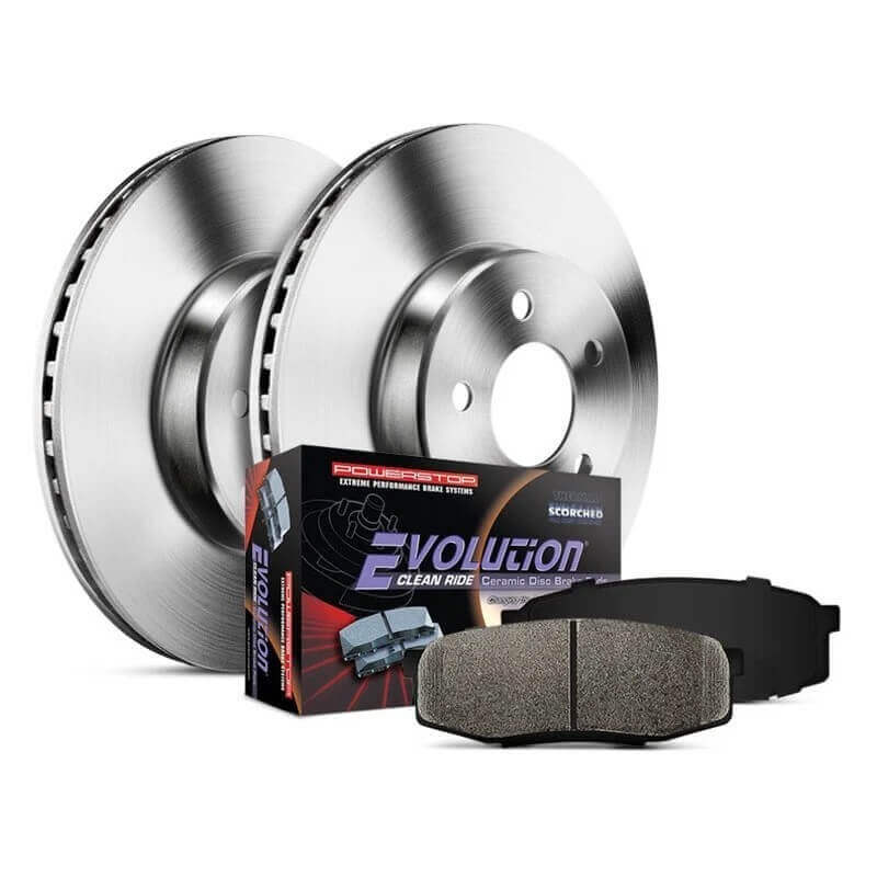Power Stop KOE9304 Rear Z16 Evolution Pad And Autospecialty 1-Click OE Replacement Rotor Kit for 2024 Subaru Impreza product image